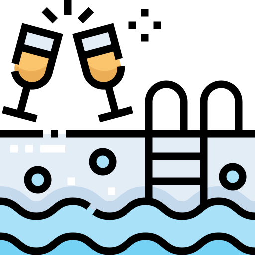 Pool party icon