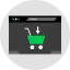 Online shopping icon 64x64