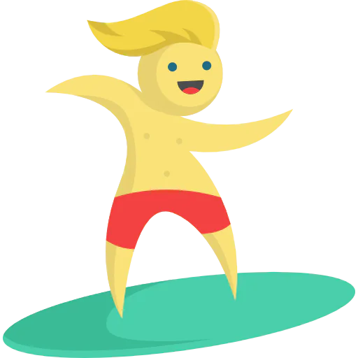 Surfer icon