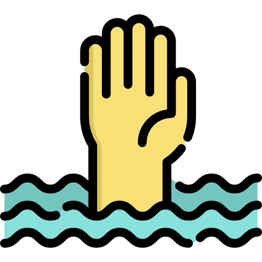 Drowning icon