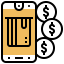 Mobile payment icon 64x64