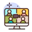 Videoconference ícone 64x64