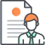 Curriculum vitae icon 64x64
