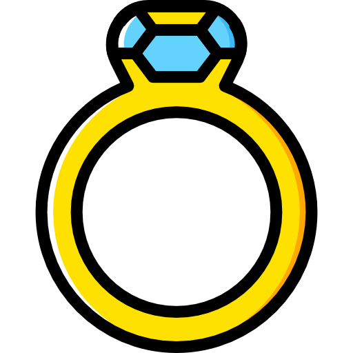 Diamond ring icon