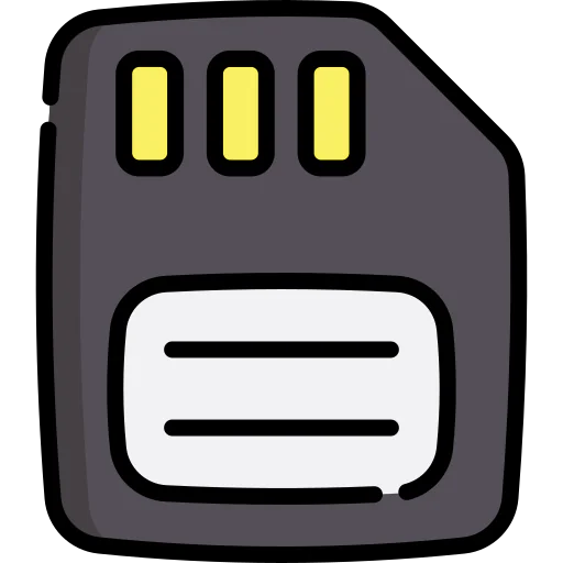 Memory card icon