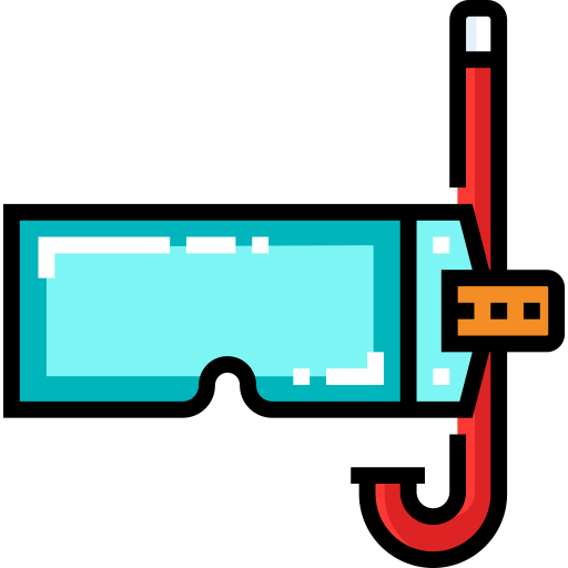 Diving mask icon