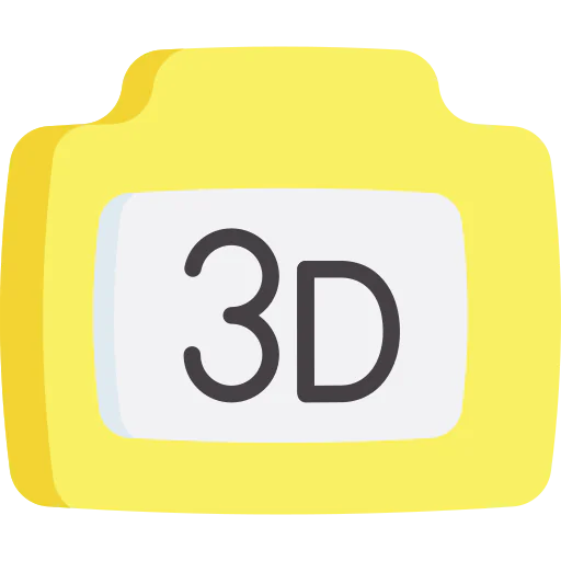 3d camera icon