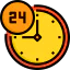 24 hours 图标 64x64