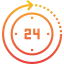 24 hours icon 64x64