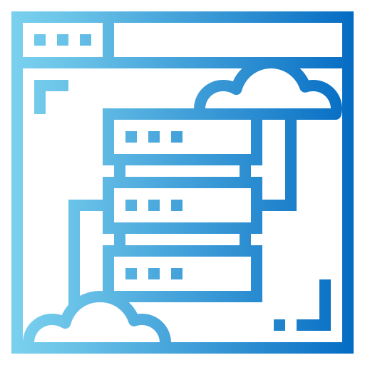 Web hosting icon