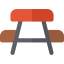 Picnic table icon 64x64