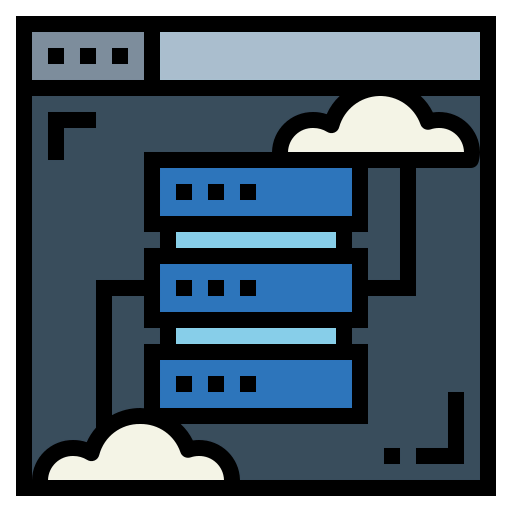 Web hosting icon