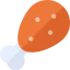 Chicken leg icon 64x64