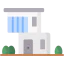 Modern house icon 64x64