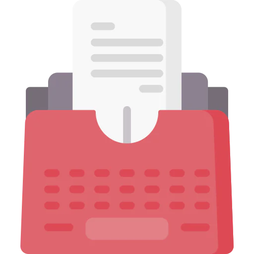 Typewriter icon