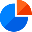 Pie chart icon 64x64