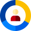 Pie chart icon 64x64