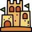 Sand castle icon 64x64