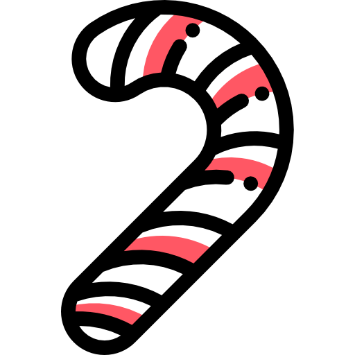 Candy cane icon