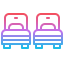 Twin beds icon 64x64