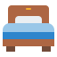 Single bed icon 64x64