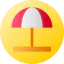 Sun umbrella icon 64x64