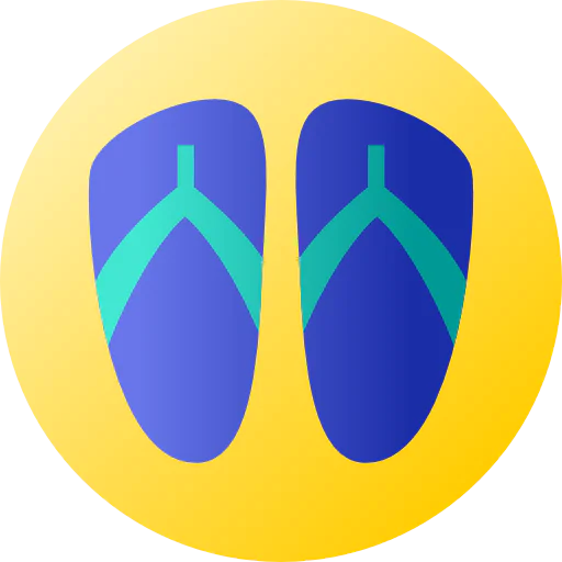 Flip flops icon