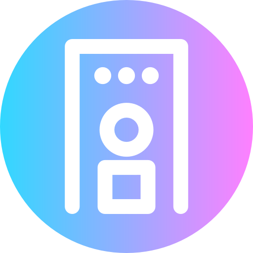 Security gate icon