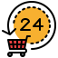 Online shopping icon 64x64