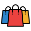 Shopping bags icon 64x64