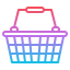Shopping basket icon 64x64