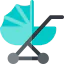 Baby carriage icon 64x64