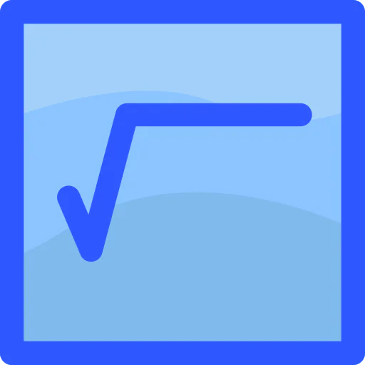 Square root icon
