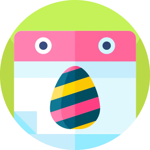 Easter day icon