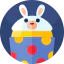 Easter bunny icon 64x64