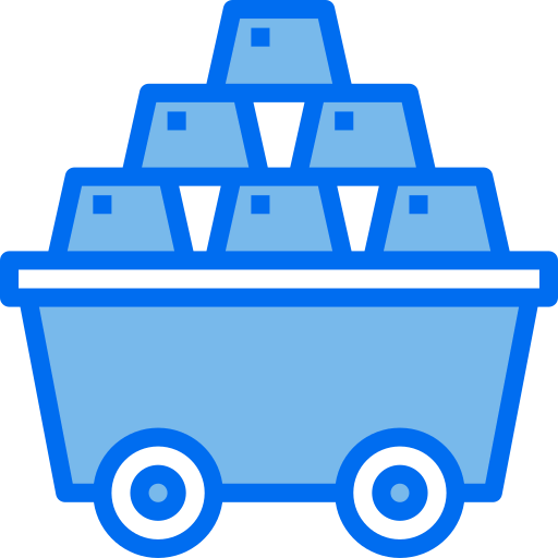 Gold stack icon