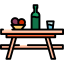 Picnic table icon 64x64