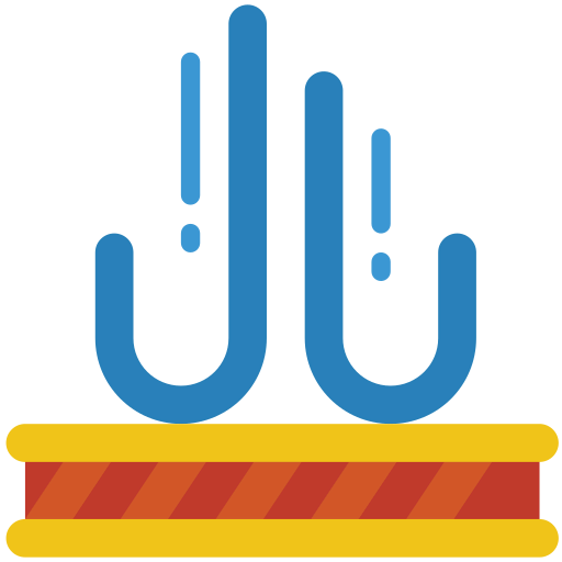 Windproof fabric icon