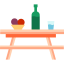 Picnic table icon 64x64