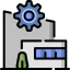 Manufacturing plant icon 64x64
