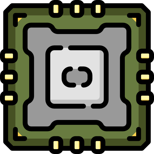 Microprocessor ícono