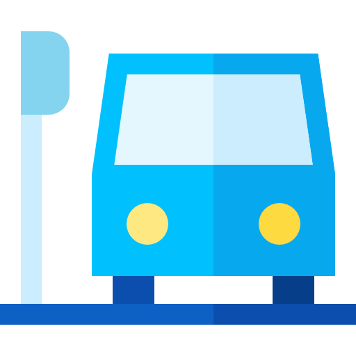 Bus stop icon
