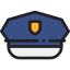 Police hat icon 64x64