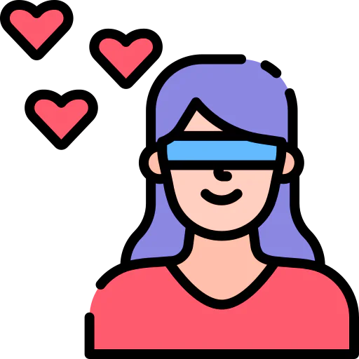 Blind date icon