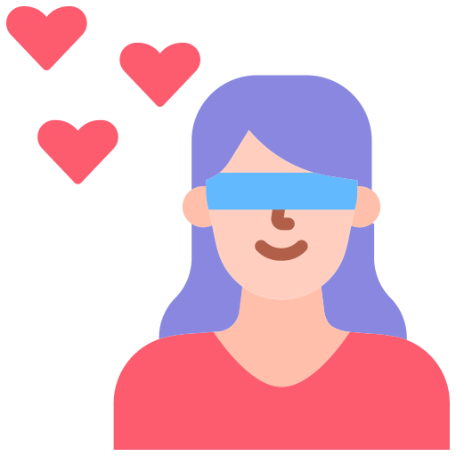 Blind date icon