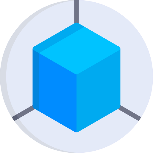 3d cube icon