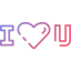 I love you icon 64x64