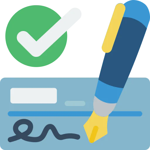 Cheque icon