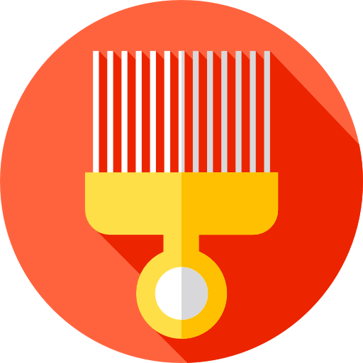 Afro pick icon