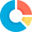 Pie chart icon 64x64